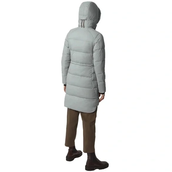 New! 🪿🇨🇦🏔️ CANADA GOOSE Alliston Hooded Down Parka in Moonstone Grey Small